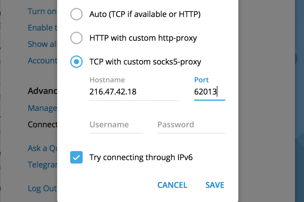 Как настроить прокси MTProxy (МТПрокси) в Телеграмме