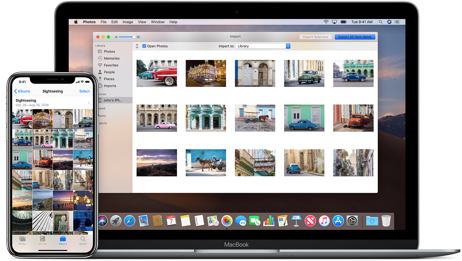 How to transfer photos from iPhone to MacBook quickly